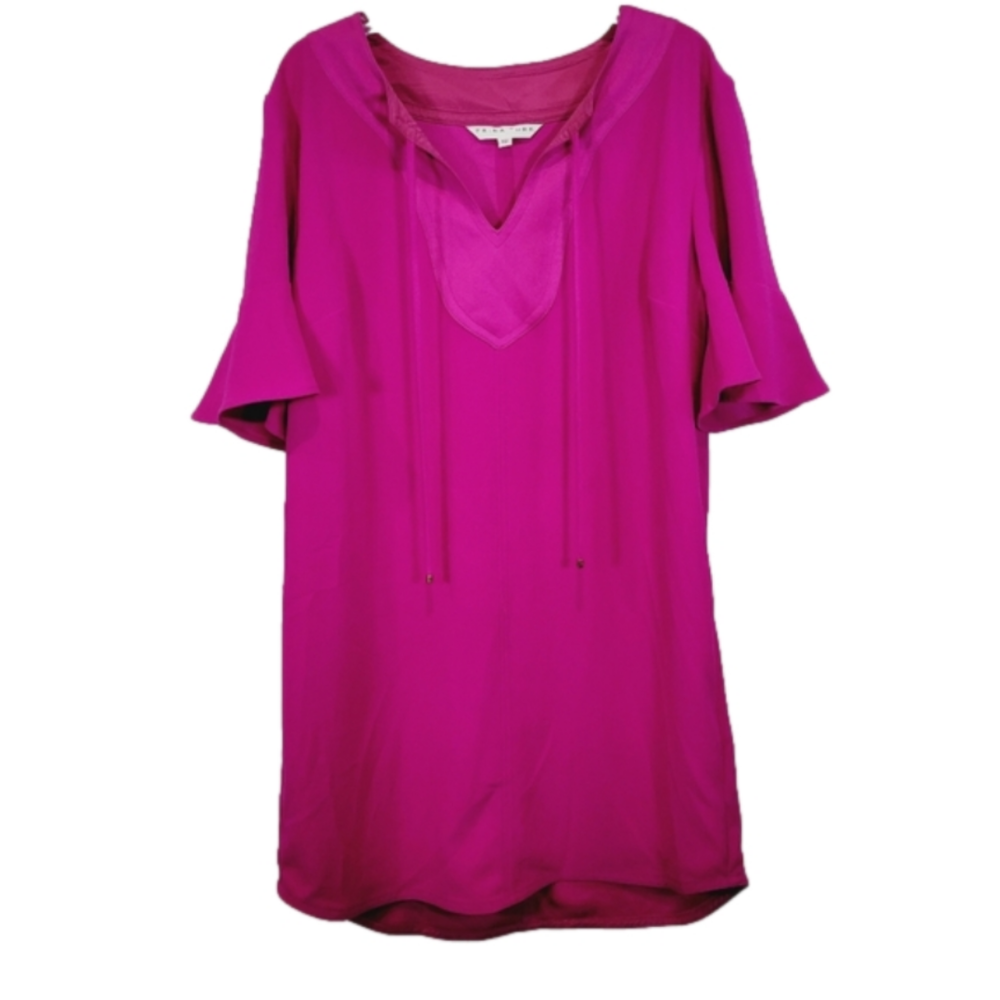 Trina Turk ruffled sleeve mini dress